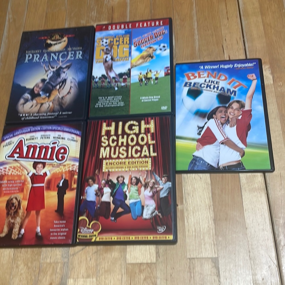 Lot of 5 dvd movies